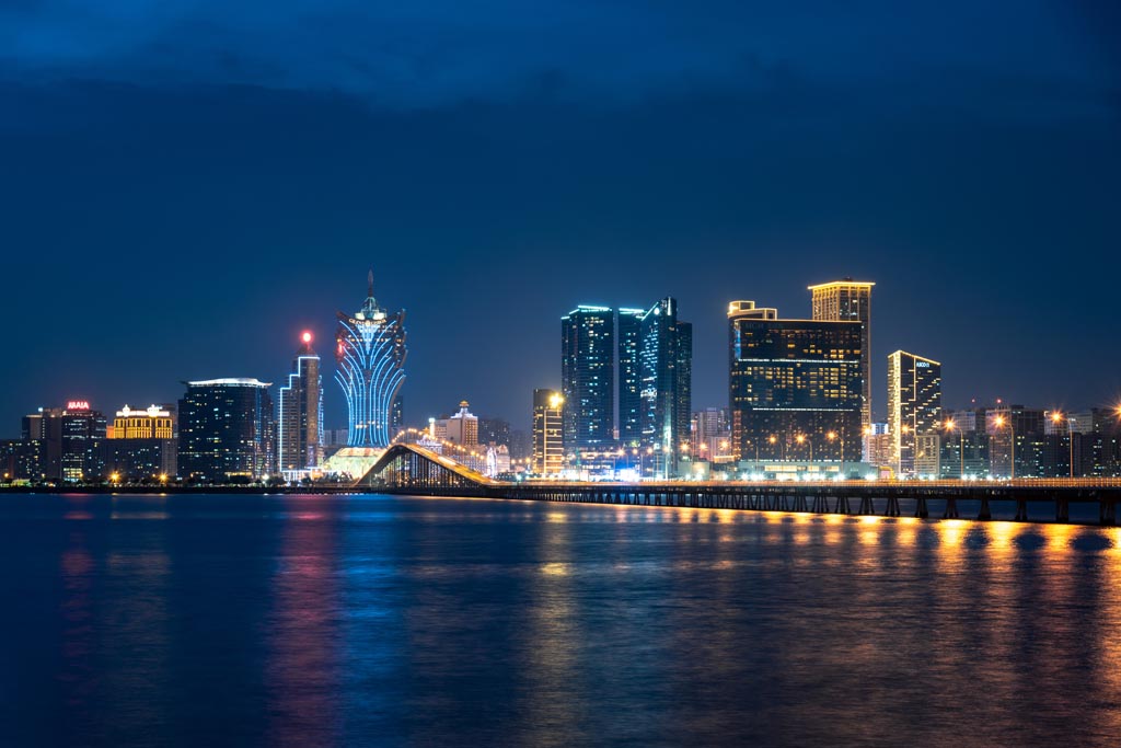 对比一，澳门酒店群海洋花园机位，无滤镜